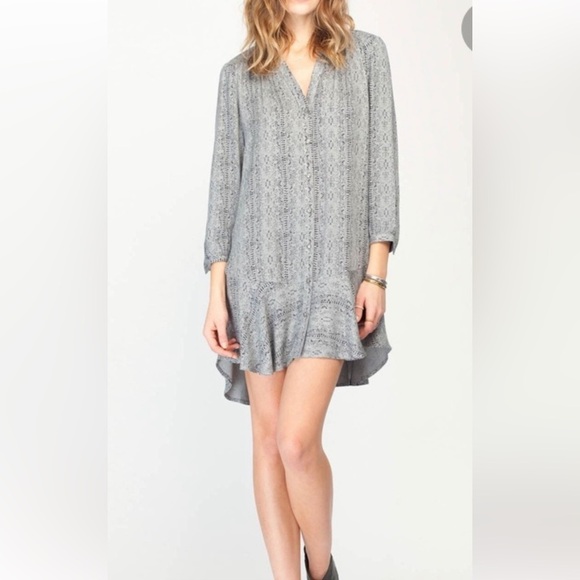 Gentle Fawn Quartz Dress button up tunic boho 100% Viscose - Picture 6 of 7